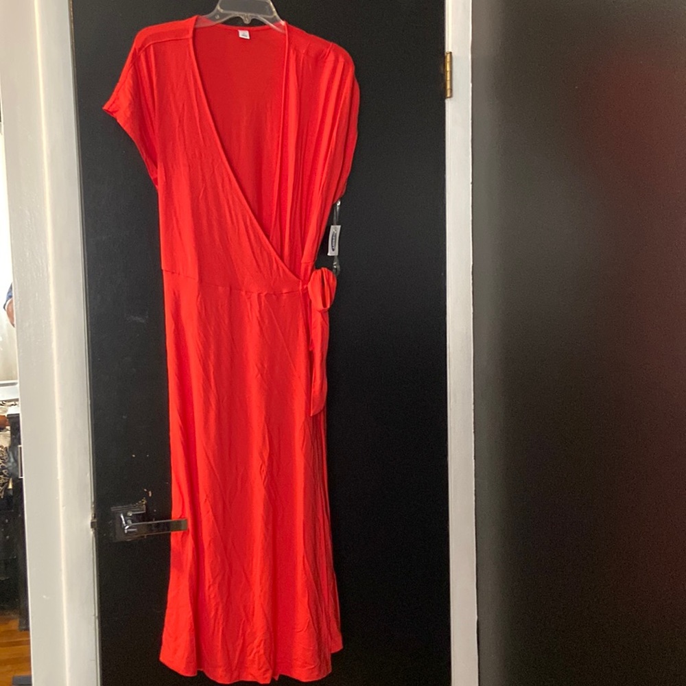 Old Navy Short Sleeve Wrap Dress